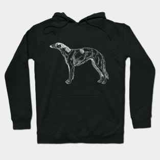 Pet Dog Borzoi Russian Hunting Sighthound Hoodie